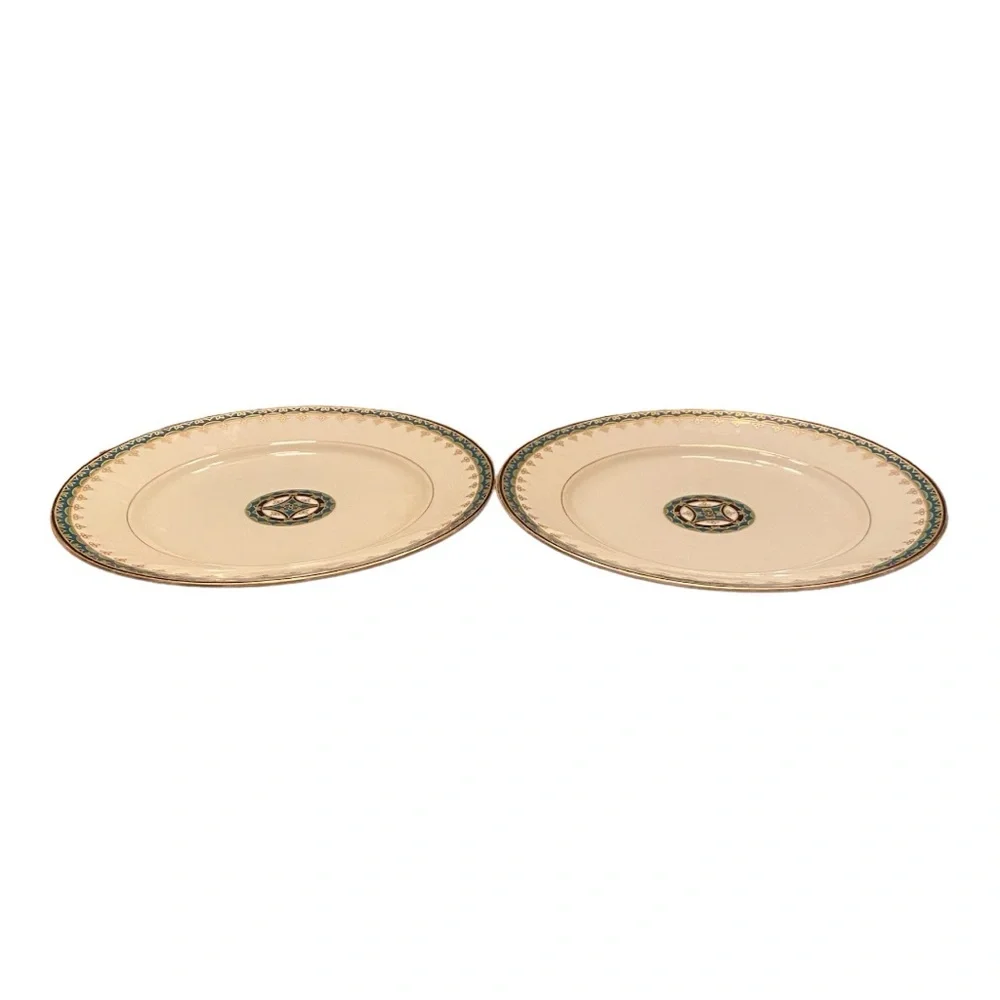 Pair of Fitz and Floyd salad plates “Gardendale” from the American Settings - Picture 4 of 7